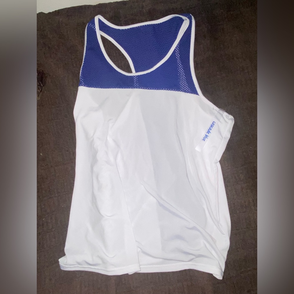 Cascade blue women’s tank top